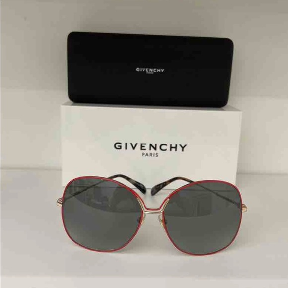 Givenchy Accessories - Givenchy GV red sunglasses-new in box